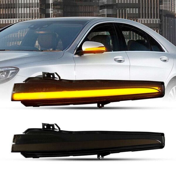 LED Indicator Exterior Mirror For Mercedes C Class W205, S205 Since 2014 > Black