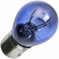 2 x BAY15D Lampe 12V blau 21 5 Watt Gl&uuml;hbirne Xenon wei&szlig; Standlicht Tagfahrlicht
