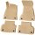 Rubber floor mats for AUDI A5 F5 Coupe Sportback | BJ from 2016> | beige with border