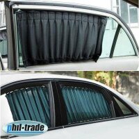 SET of 2 car curtains sun vision protection tint window blind curtains LL50