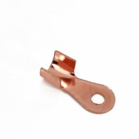 5 Pieces 100A 6mm Ring Cable Shoe Copper Tongue Connection Clamps Car Hifi K1