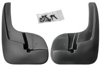 Mudflaps front + rear for Dacia Logan II Sedan | L52 | BY...