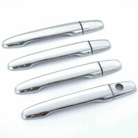 Recambo chrome door handle covers stainless steel compatible for Mitsubishi Outlander II + III | from 2006&gt;