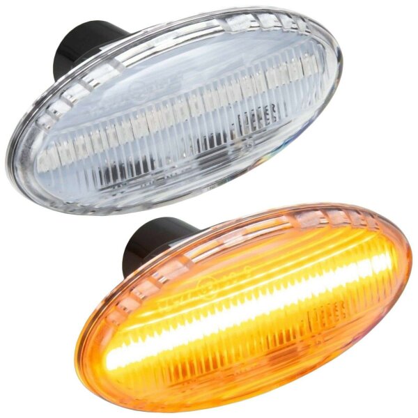 LED SIDE INDICATORS for Fiat Sedici | BJ 2006-2014 | CLEAR GLASS