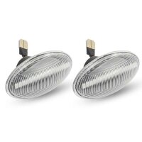 LED SIDE INDICATORS for Fiat Sedici | BJ 2006-2014 | CLEAR GLASS