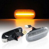 LED SIDE INDICATORS for AUDI A3 + Sportback | Type 8P | 2003-2008 | CLEAR GLASS