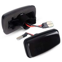 LED SIDE INDICATORS for FIAT SCUDO I, ULYSSE I | LANCIA ZETA | BLACK