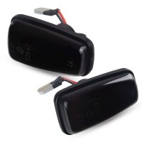 LED SIDE INDICATORS for FIAT SCUDO I, ULYSSE I | LANCIA ZETA | BLACK