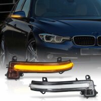 LED indicator outside mirror for BMW 3 Series F30 Limo | F31 Touring 2011-2019 CLEAR GLASS