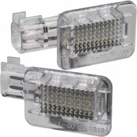 2 x St&uuml;ck LED Fu&szlig;raumbeleuchtung f&uuml;r VOLVO XC60 | V60 | S60 | C30 | V50