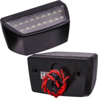 2 x LED license plate lights for trailers | cold white | 12-24V | E-mark