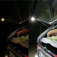 LED Innenleuchte Fu&szlig;raum Kofferraum Einstieg f&uuml;r BMW 6er Gran Coupe F06 | GR&Uuml;N