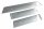 Stainless Steel Door Sill V2A Matte for Mercedes W447 3tlg with Splay