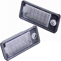 warm white LED license plate light for Audi A6 C6 4F...