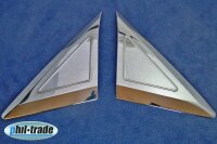 For Mercedes Sprinter W906 VW Crafter Chrome Mirror Triangles Blinds Stainless