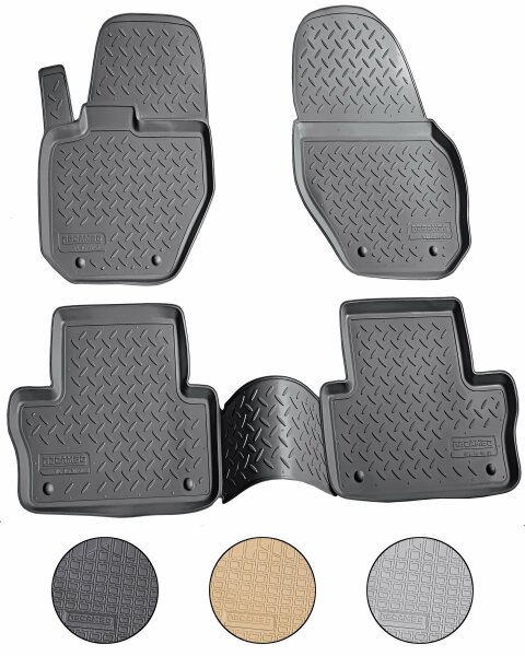 3D rubber floor mats for VOLVO S60 II | Type Y20 | 2010-2018 | perfect fit with edge