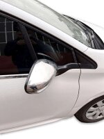 Edelstahl Chrom Spiegelkappen kompatibel für Peugeot 208 I | BJ 2012-2019