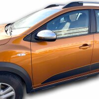 Edelstahl Chrom Spiegelkappen kompatibel für Renault...