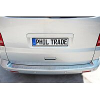 Ladekantenschutz Edelstahl MATT kompatibel für VW T5 | VW T6 | ab 2003 |130CM | mit Abkantung | premium Qualität von RECAMBO