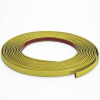Zierleiste 6mm x 15m | Gelb | flexibel selbstklebend | Kontur Leiste universal