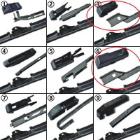 SCHEIBENWISCHER kompatibel für VOLVO S60 II | BJ 2010-2018 | ALLE MODELLE ( 2er Set: 650mm /  500mm )