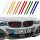 Kühler Grill Zierleisten V Streben passend für BMW 3er F30 F31 F32 F33 F34 Rot, Blau, Grün, Gelb, Weiß, Orange
