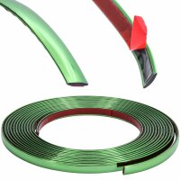 Zierleiste 8 - 30mm x 5m Grün metallic | flexibel...