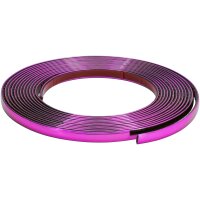 Zierleiste 8 - 30mm x 5m Pink metallic | flexibel selbstklebend | Kontur Leiste