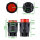 Druckschalter rastend 12V 20A rund mit roter LED-Beleuchtung