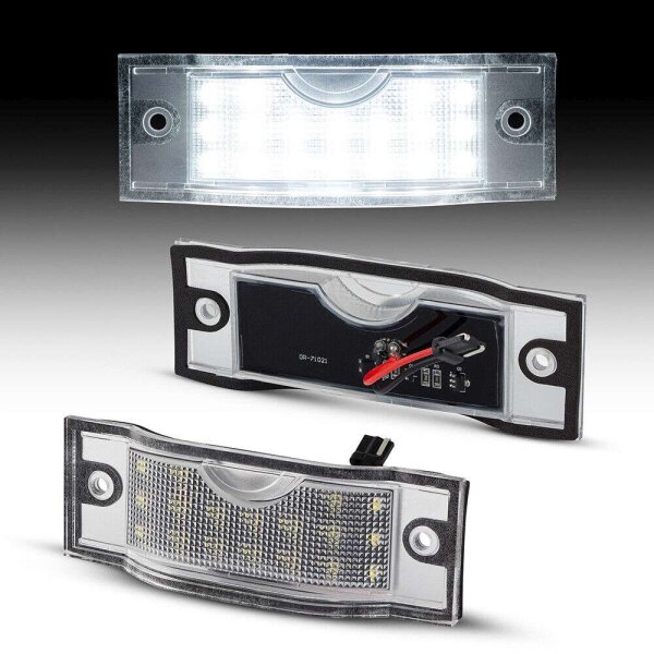 Led Kennzeichenbeleuchtung für Nissan NV300 Primastar | Renault Trafic II + III | Opel Vivaro A + B | Fiat Talento