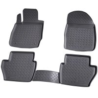 Gummi Kofferraumwanne Premium passend für Ford Fiesta VI | 2008-2017 | Typ JA8 | passgenau mit Rand