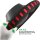 Lenkrad Bezug Schoner Hülle Schaumstoff weich soft schwarz rot 37 38 39 cm