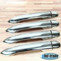 Chrome door handles covers stainless steel for Renault...