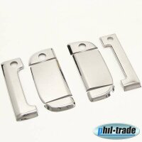 Chrome Door Handle Bowls Stainless Steel a + Two Sliding for VW T4 Yr 1991-2003