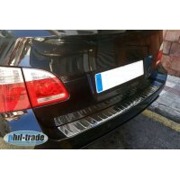LADEKANTENSCHUTZ EDELSTAHL POLIERT für BMW 5ER SERIE...