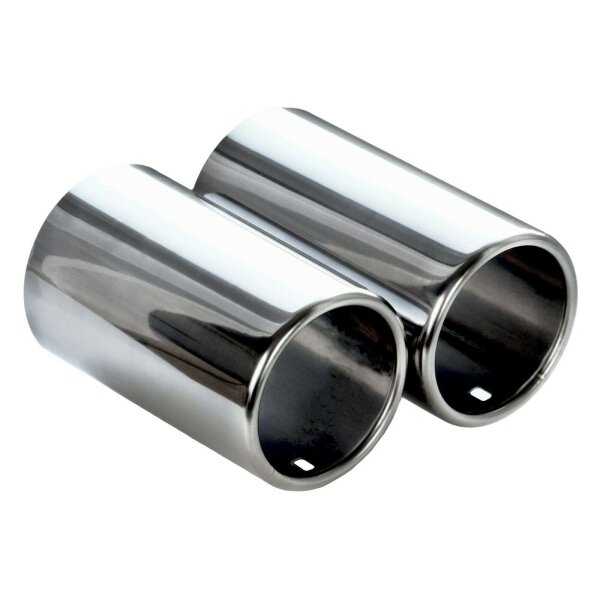 Stainless Steel Exhaust End Pipe Double Duplex L132 x B150 mm Universal APU-9