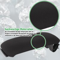 Ersatz Deckel passend für Mittelarmlehne Audi A3 8P | BJ 2003-2013 | Schwarz