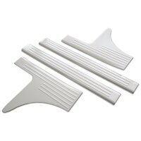 Stainless Steel Door Sill V2A Matte for VW Touran Yr...