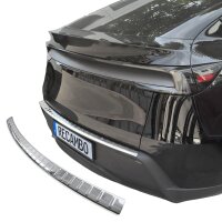 Edelstahl Ladekantenschutz chrom passend für Tesla...