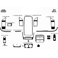Armaturen Cockpit Dekor Carbon passend für Citroen...