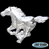 3D Chrom Emblem Aufkleber Logo Mustang Pferd Stallion...