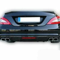 STAINLESS STEEL 2x tailpipe for MERCEDES CLS C219 | 2004-2011