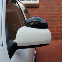 2x additional mirror outside driving school wide angle blind spot attachment BLACK 012