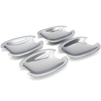 Edelstahl Türgriff Blenden Kappen SET V2A Mulden...