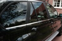 Edelstahl Fensterleisten Chrom f&uuml;r BMW X5 | Typ E53 | BJ 1999-2006 | 6-tlg Set