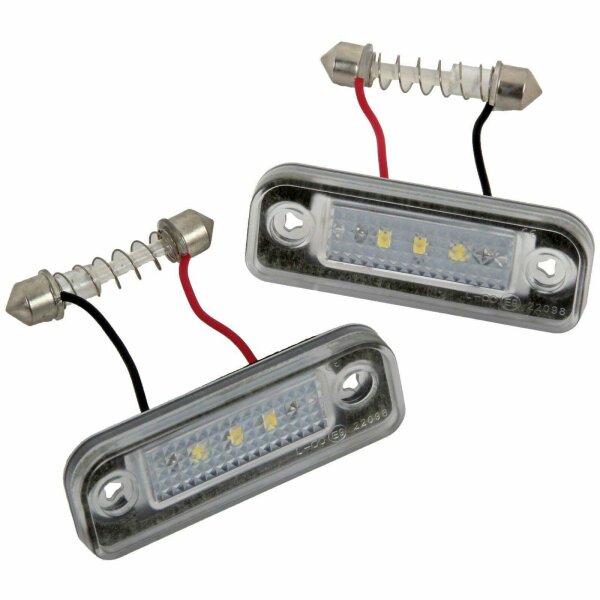 LED Kennzeichenbeleuchtung von passend für Mercedes CLS C219 | SLK R171 | BJ 2004-2011