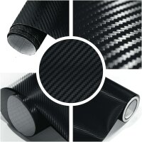 PREMIUM Auto-Folie 3D Carbon Wrapping Struktur blasenfrei...