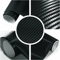 PREMIUM Auto-Folie 3D Carbon Wrapping Struktur blasenfrei...