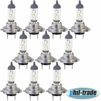 10 Piece Lima H7 Headlight Bulb 12V 55W Halogen Lamp Light Clear Workshop Offer
