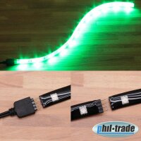Extensible LED bar to the Plug Green 5050 SMD 30cm Push...